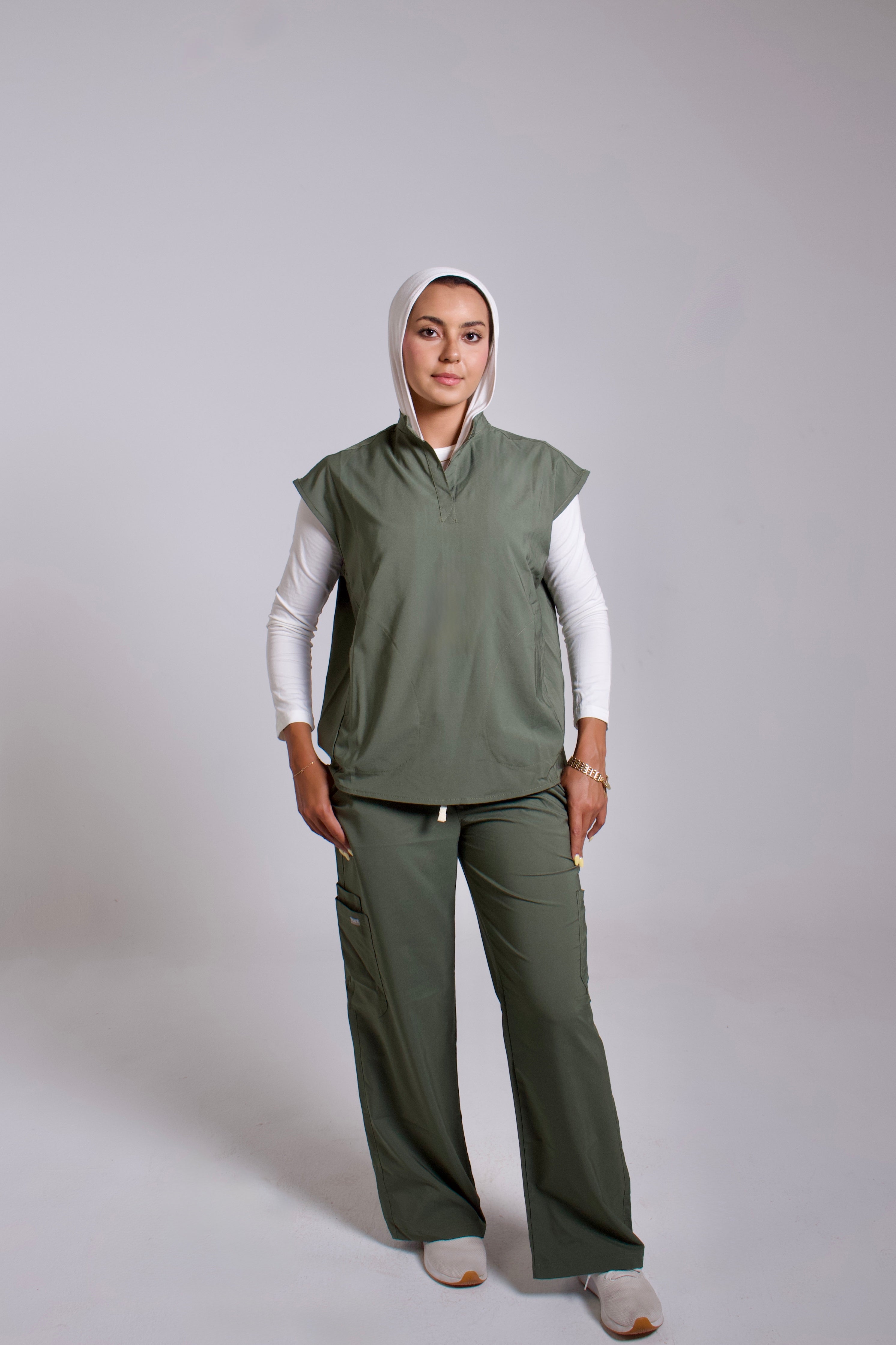 Olive Green Tuana Scrub