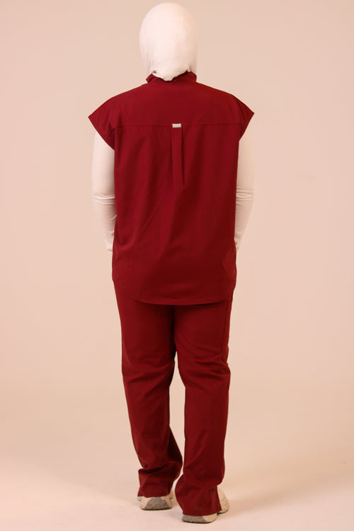 Burgundy Tuana scurb