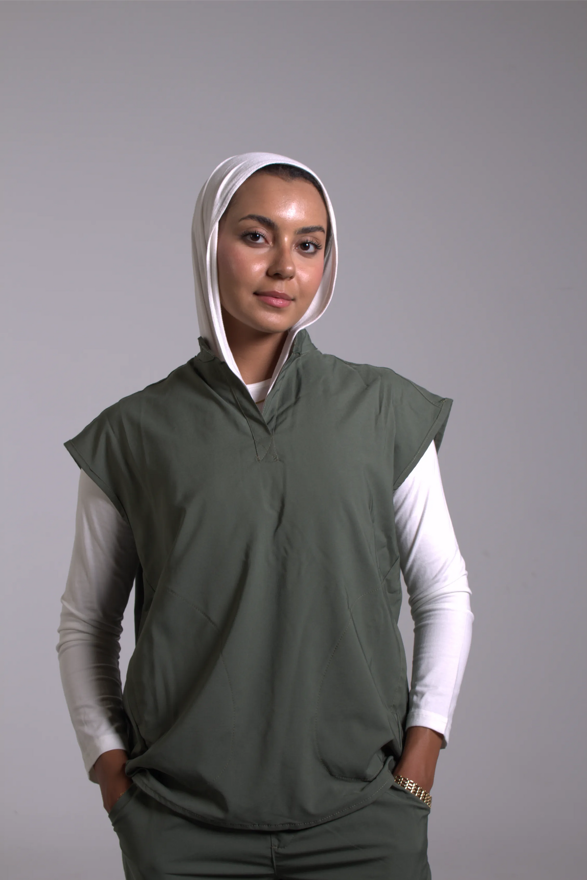 Olive Green Tuana Scrub