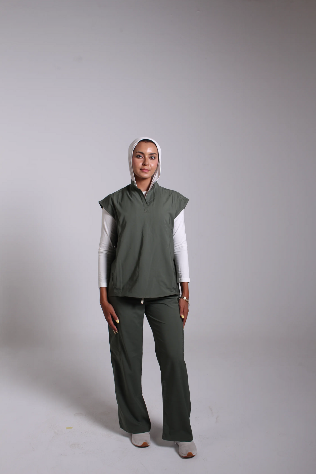 Olive Green Tuana Scrub