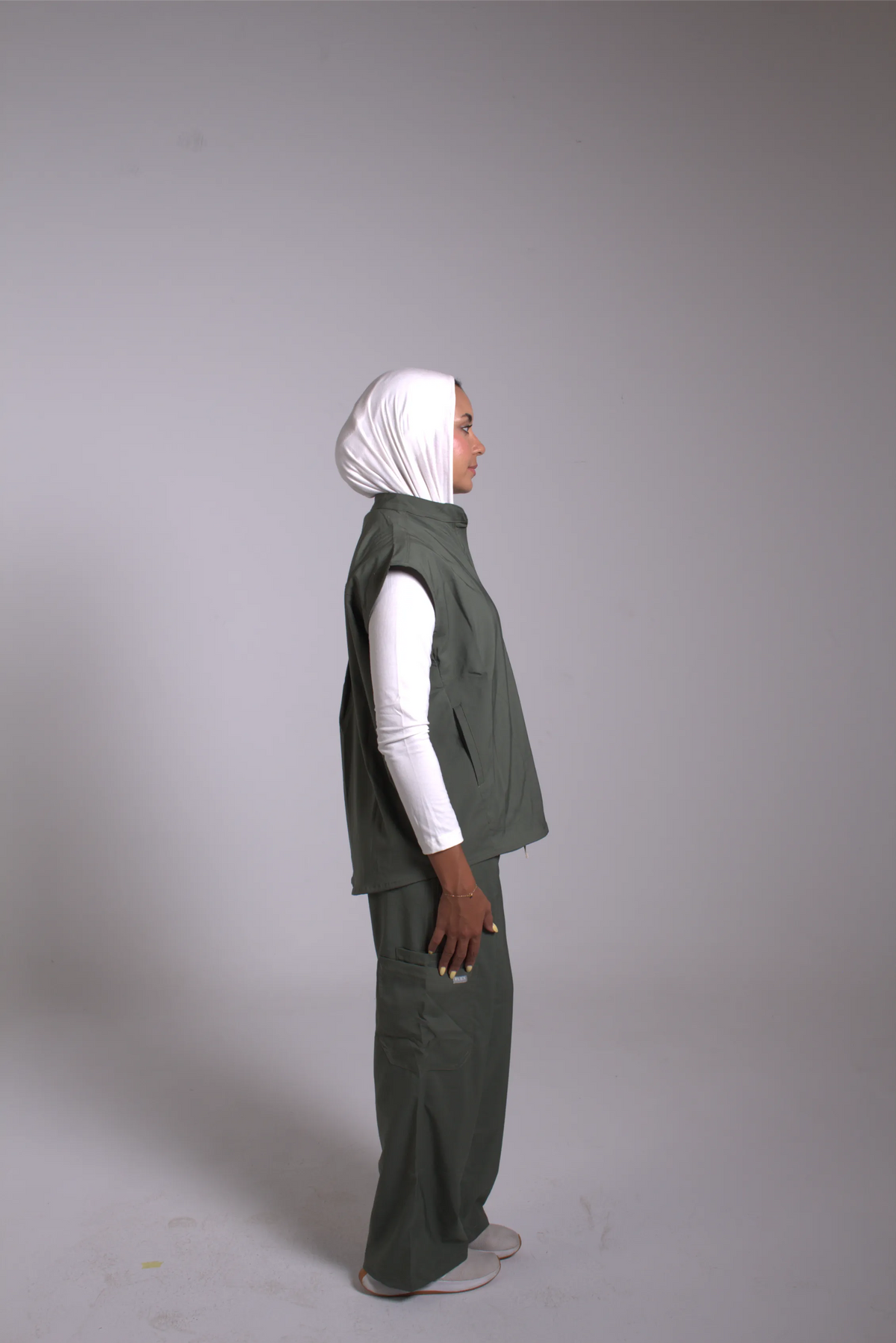 Olive Green Tuana Scrub