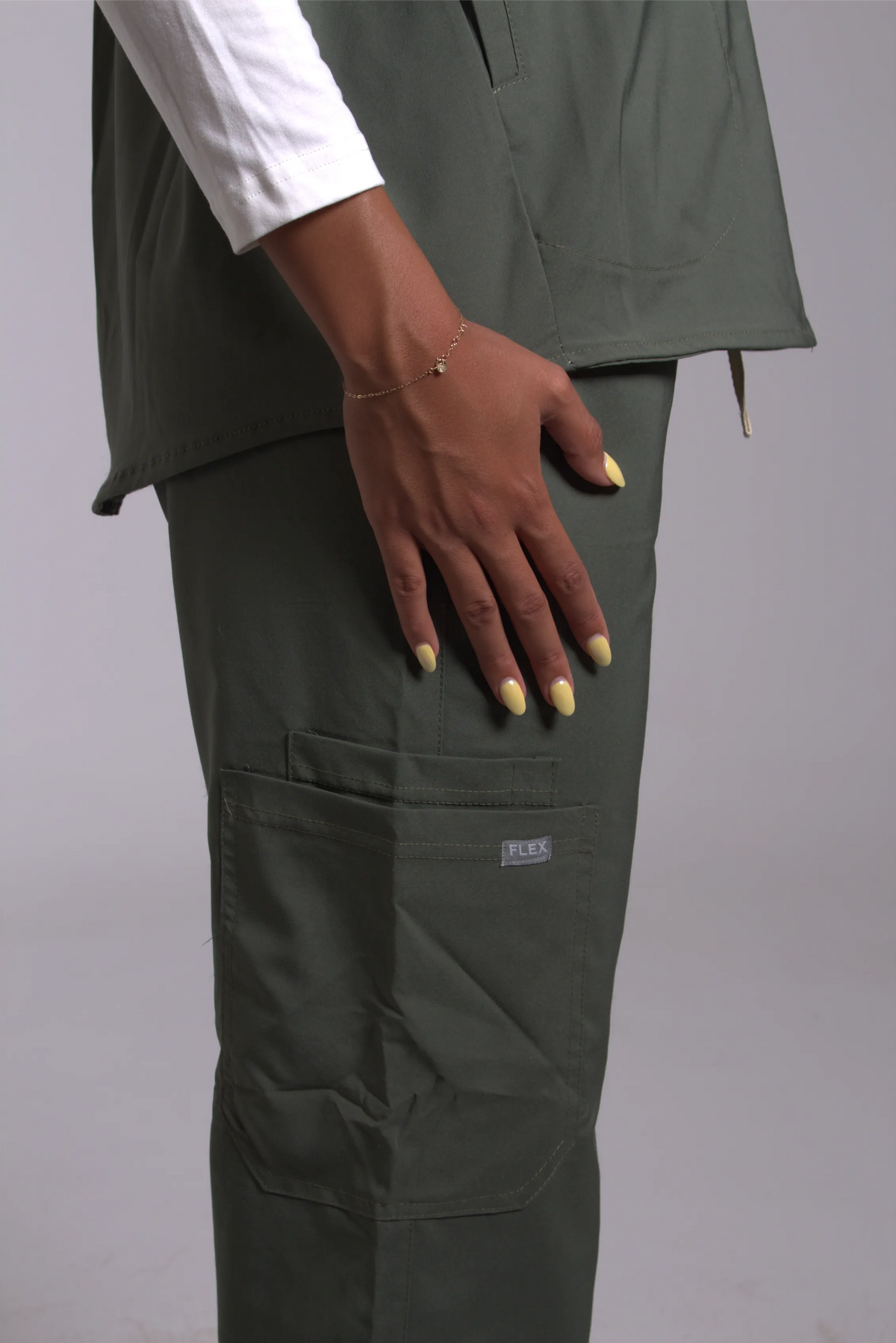 Olive Green Tuana Scrub