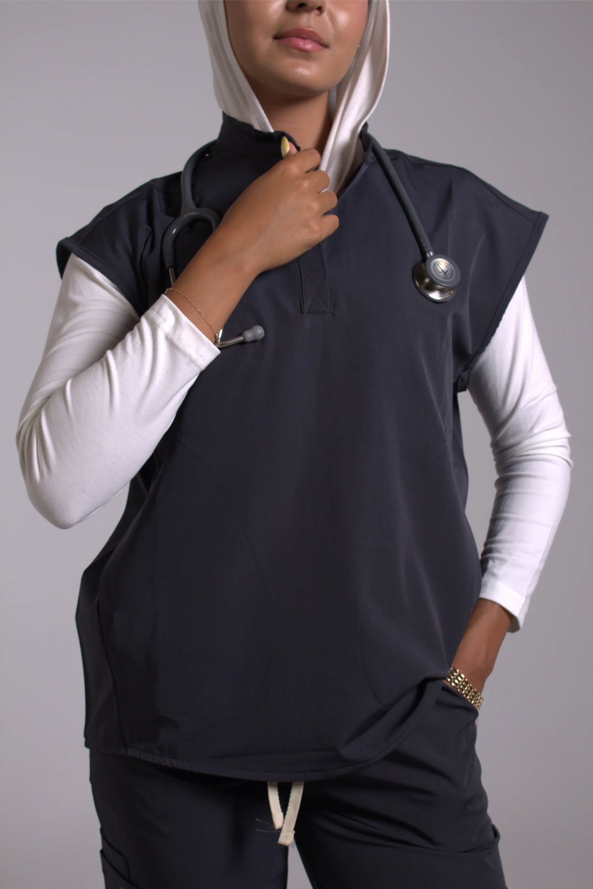 Dark Gray tuana scrub